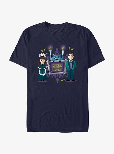 Disney Haunted Mansion Maid & Butler Tomb Sweet Tomb Extra Soft T-Shirt