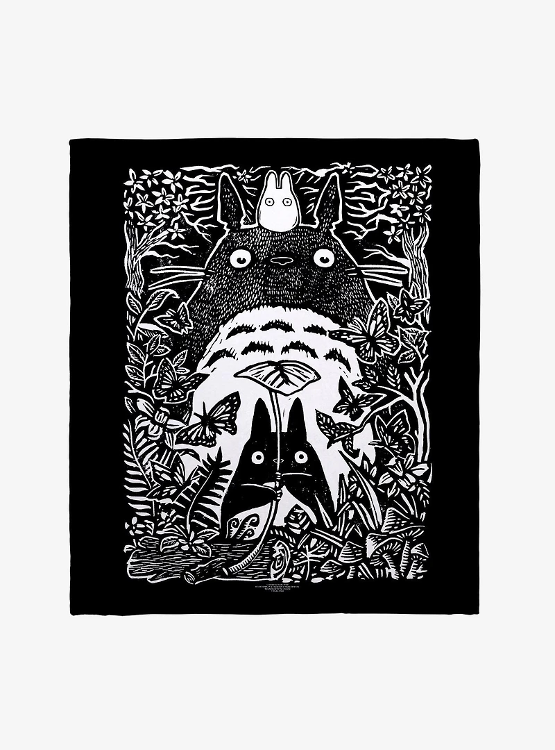 Studio Ghibli My Neighbor Totoro Keeper Of The Forest Throw Blanket