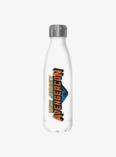 Marvel Ms. Marvel New Jersey Avengercon Logo Water Bottle