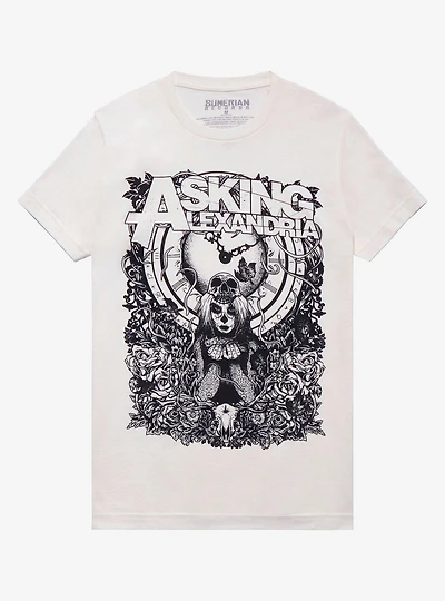 Asking Alexandria Clock Boyfriend Fit Girls T-Shirt