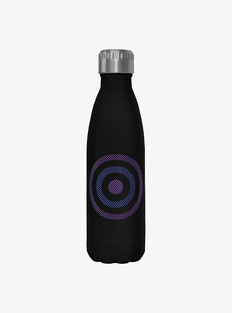 Marvel Hawkeye Bullseye Icon Water Bottle