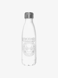 Marvel Black Panther Wakanda Forever Badge Water Bottle