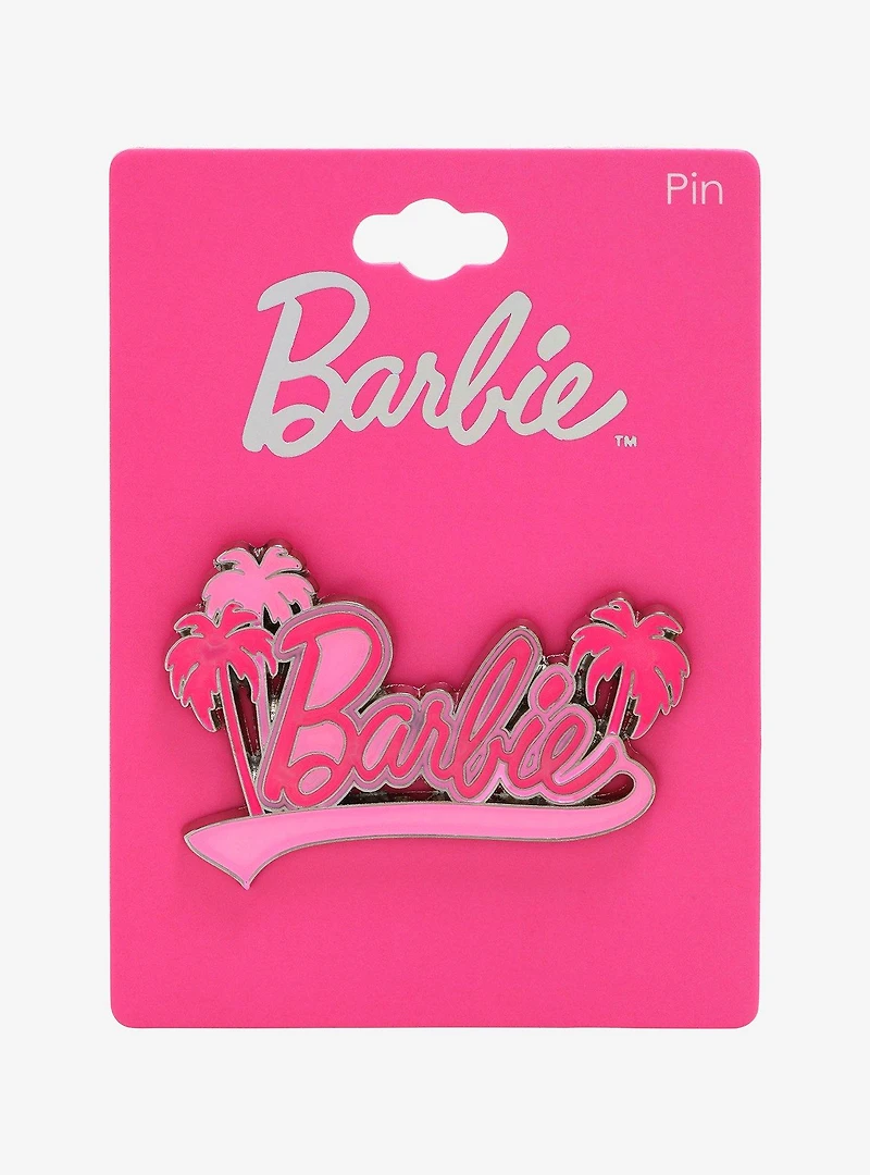 Barbie Palm Tree Logo Enamel Pin - BoxLunch Exclusive