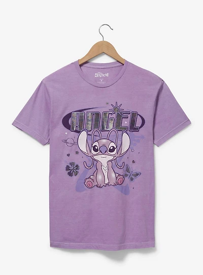 Disney Lilo & Stitch: The Series Angel Holographic Portrait Women's T-Shirt - BoxLunch Exclusive