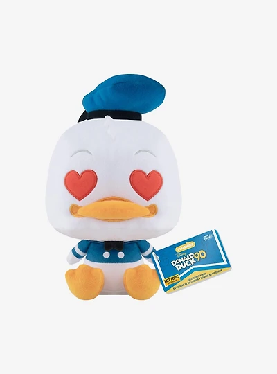 Funko Disney Heart Eyes Donald Duck 7 Inch Plush