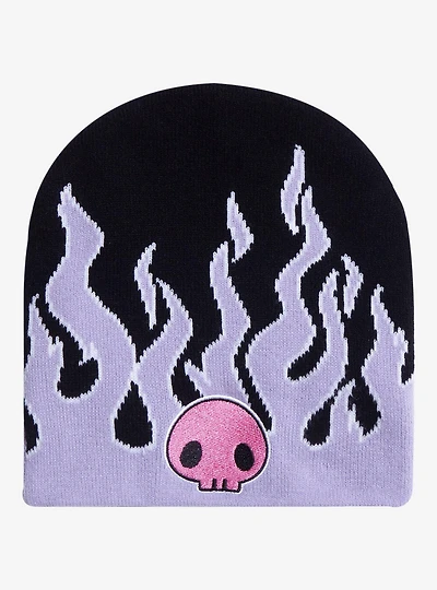 Kuromi Flame Reversible Beanie