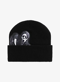 Ghost Face Peeking Beanie