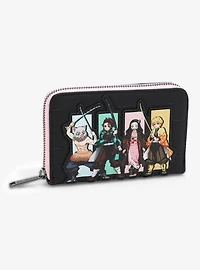 Loungefly Demon Slayer: Kimetsu no Yaiba Character Zip Wallet