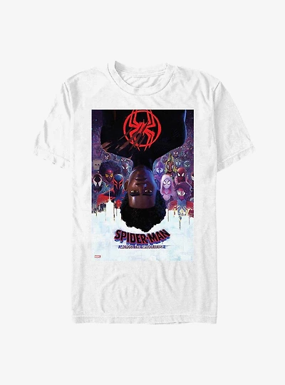Marvel Spider-Man Across The Spiderverse Poster Heavyweight T-Shirt