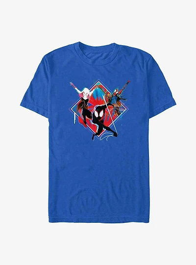 Marvel Spider-Man Trio Across Spideverse Extra Soft T-Shirt