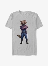 Marvel Guardians Of The Galaxy Rocket Pose Extra Soft T-Shirt