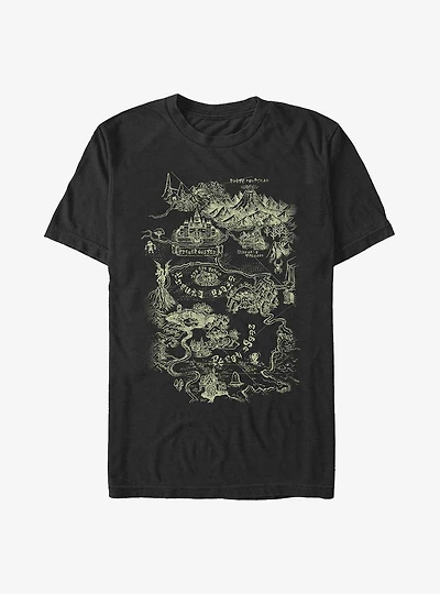 Nintendo Zelda Hyrule Map Heavyweight T-Shirt