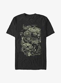 Nintendo Zelda Hyrule Map Heavyweight T-Shirt