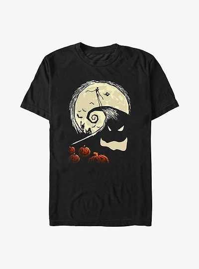 Disney The Nightmare Before Christmas Jack On Pumpkin Hill Extra Soft T-Shirt