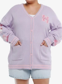 Hello Kitty And Friends Kogyaru Varsity Girls Cardigan Plus