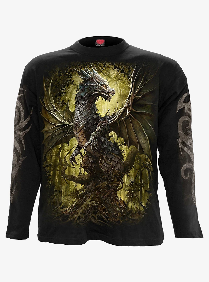 Spiral Oak Dragon Long Sleeve Shirt