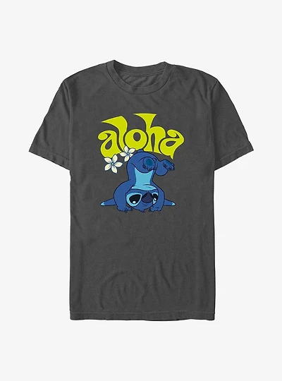 Disney Lilo & Stitch Aloha Stitch Upside Down T-Shirt