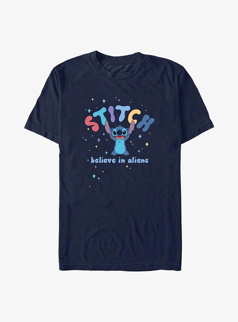 Disney Lilo & Stitch Believe In Aliens T-Shirt
