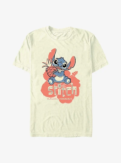 Disney Lilo & Stitch Kauai Hawaii Pineapple Stitch T-Shirt