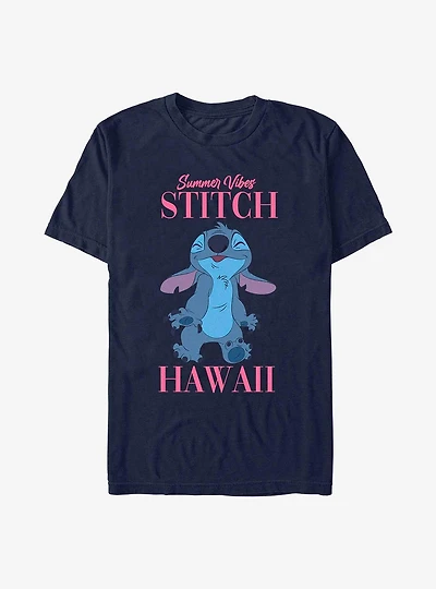 Disney Lilo & Stitch Summer Vibes Stitch T-Shirt