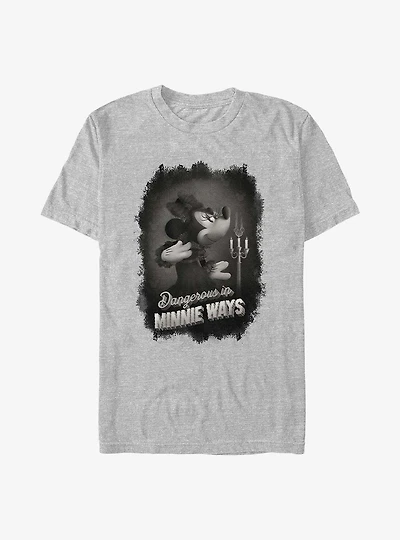 Disney Minnie Mouse Dangerous In Minnie Ways Poster T-Shirt