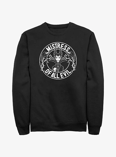 Disney Sleeping Beauty Mistress Of Evil Maleficent Stamp Sweatshirt