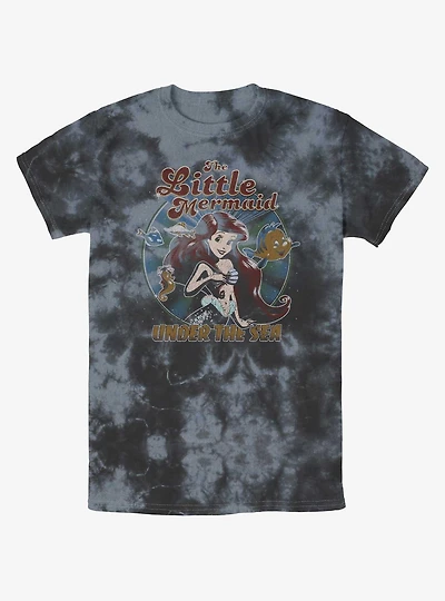 Disney The Little Mermaid Rock Ariel Tie-Dye T-Shirt