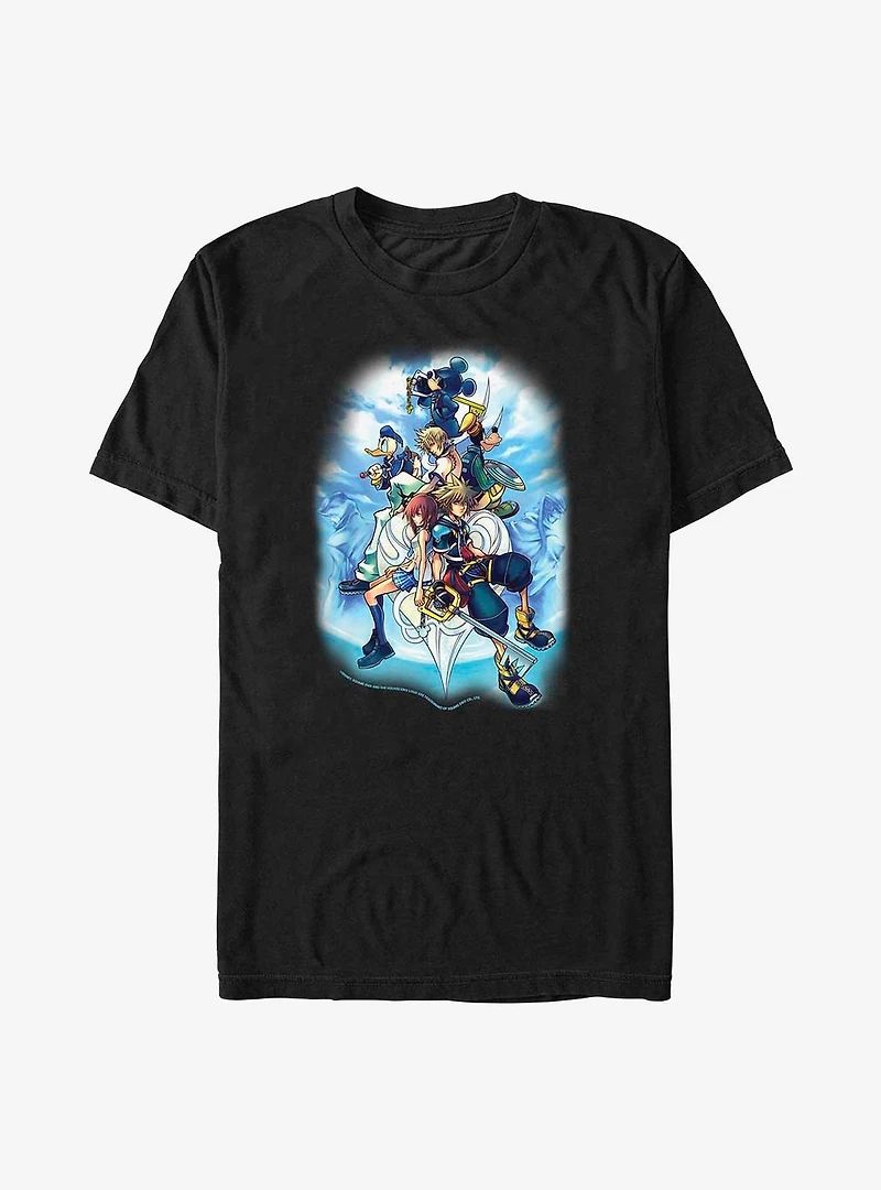 Disney Kingdom Hearts Sky Group Big & Tall T-Shirt