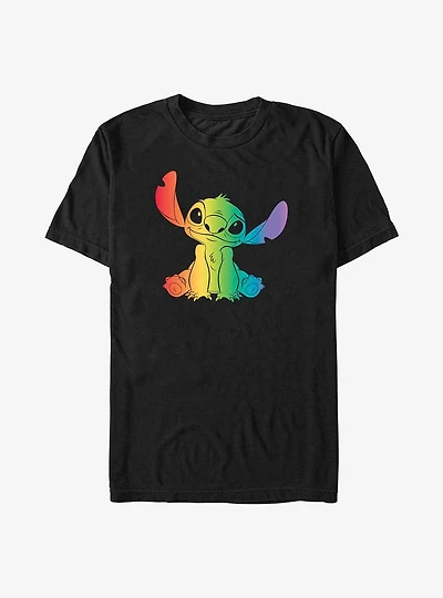 Disney Lilo & Stitch Stitch Rainbow Fill Big & Tall T-Shirt