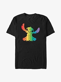 Disney Lilo & Stitch Stitch Rainbow Fill Big & Tall T-Shirt