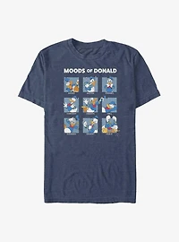 Disney Donald Duck Moods Of Donald Big & Tall T-Shirt