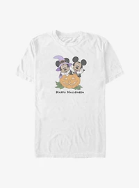 Disney Mickey Mouse & Minnie Mouse Pumpkin Big & Tall T-Shirt