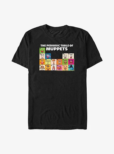 Disney The Muppets Periodic Table Of Muppets Big & Tall T-Shirt