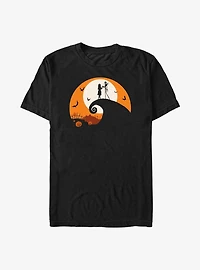 Disney The Nightmare Before Christmas Jack And Sally Haunt Hill Big & Tall T-Shirt