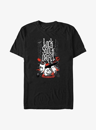 The Nightmare Before Christmas Boogie List Lock, Shock & Barrel Big & Tall T-Shirt