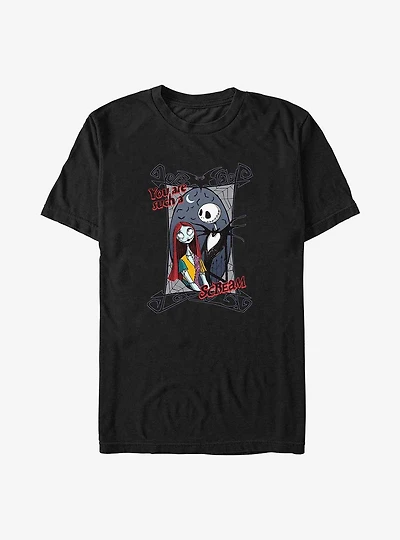 Disney The Nightmare Before Christmas You Are Such A Scream Jack And Sally Big & Tall T-Shirt