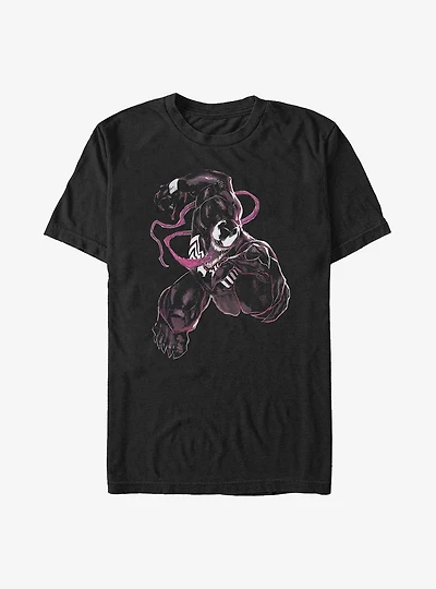 Marvel Venom Waving Tongue Big & Tall T-Shirt
