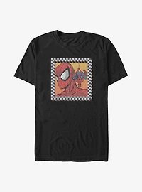 Marvel Spider-Man Spidey Checker 90'S Big & Tall T-Shirt