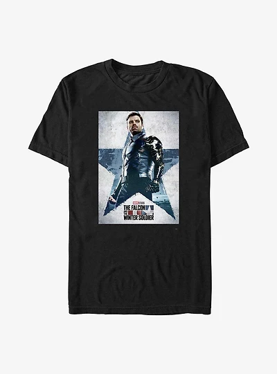 Marvel The Falcon and the Winter Soldier Bucky Poster Big & Tall T-Shirt