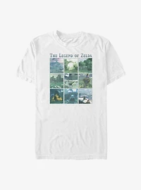 The Legend of Zelda Breath of the Wild Locations Big & Tall T-Shirt