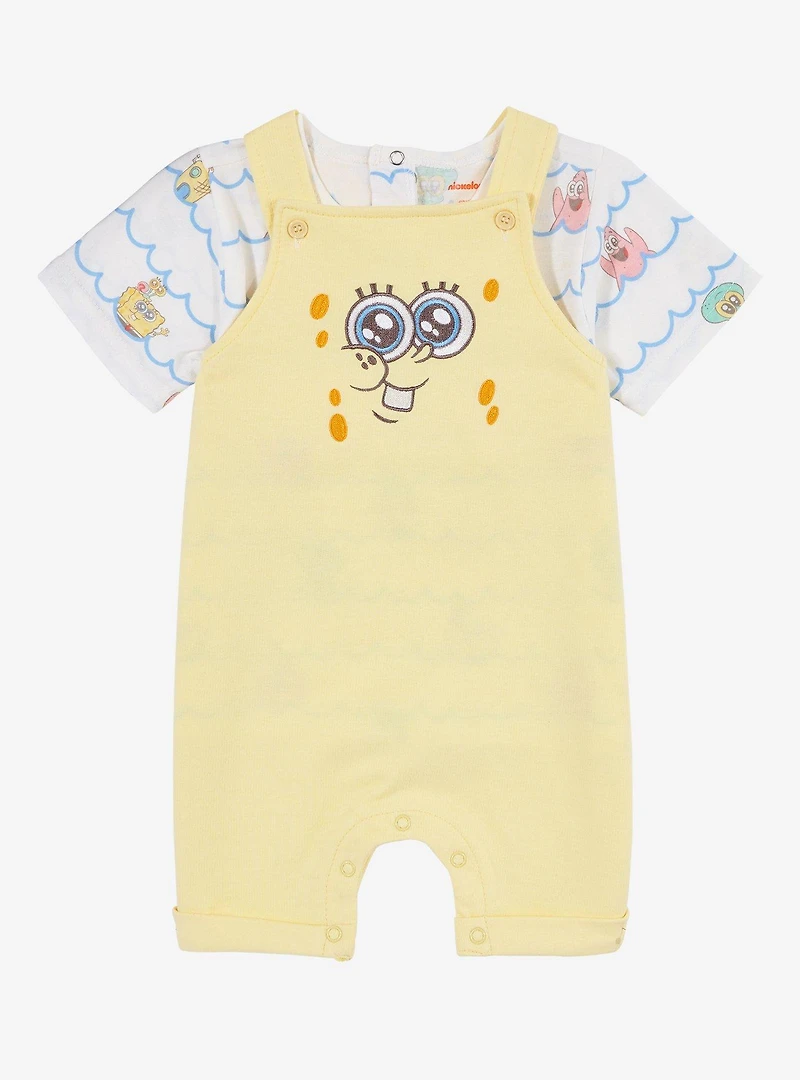 SpongeBob SquarePants Chibi Infant T-Shirt and Overall Set - BoxLunch Exclusive