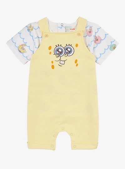 SpongeBob SquarePants Chibi Infant T-Shirt and Overall Set - BoxLunch Exclusive