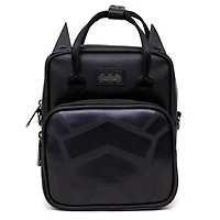 DC Comics Batman Embossed Armor Texture Black Crossbody Bag