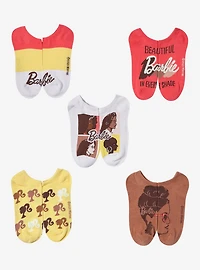 Barbie Skin Tone No-Show Socks 5 Pair