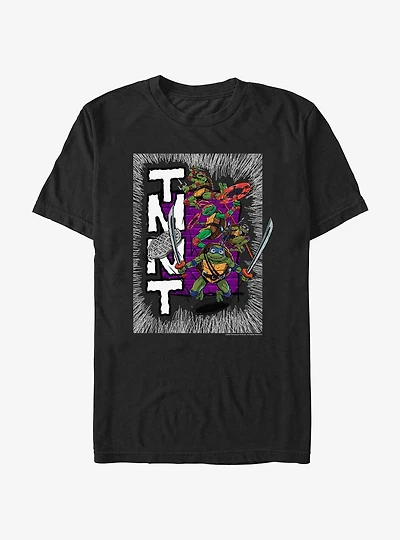Teenage Mutant Ninja Turtles: Mutant Mayhem Sewer Run Poster Big & Tall T-Shirt