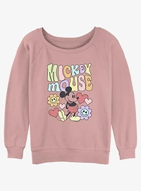 Disney Mickey Mouse Groovy Girls Slouchy Sweatshirt