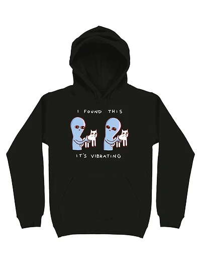 Strange Planet I Found This It'S Vibrating Hoodie