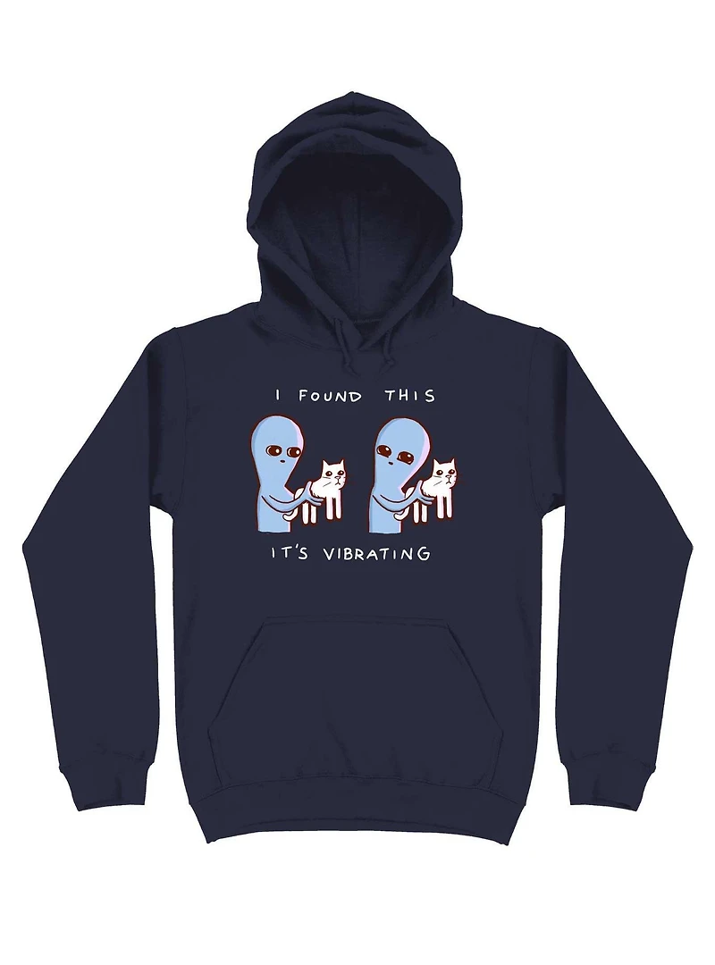 Strange Planet I Found This It'S Vibrating Hoodie