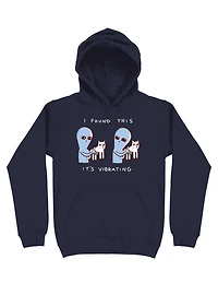 Strange Planet I Found This It'S Vibrating Hoodie