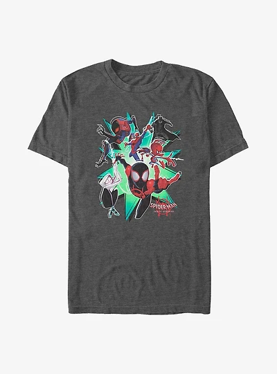 Marvel Spider-Man: Into the Spider-Verse Group Big & Tall T-Shirt